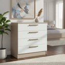 Ver imagem 1 de Cômoda Módulo Inferior 4 Gavetas Requinte+ 100% MDF