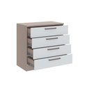 Ver imagem 3 de Cômoda Módulo Inferior 4 Gavetas Requinte+ 100% MDF