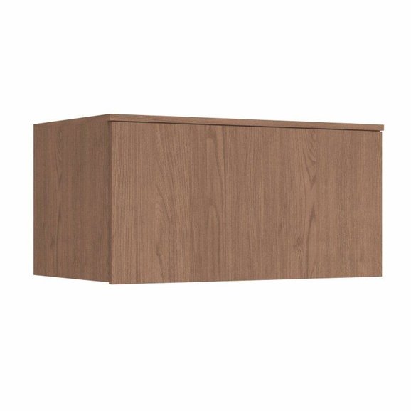Módulo Aéreo 1 Porta Basculante Requinte+ 100% MDF Marrom/Macadâmia Módulo Aéreo 1 Porta Basculante Requinte+ 100% MDF Marrom/Macadâmia