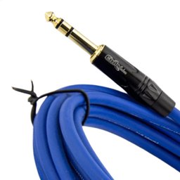 Cabo P10 para P10 Estereo Profissional - Azul 35 Metros - 5
