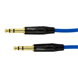 Cabo P10 para P10 Estereo Profissional - Azul 35 Metros - 6