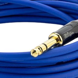 Cabo P10 para P10 Estereo Profissional - Azul 35 Metros - 4
