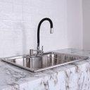 Ver imagem 1 de Kit Cuba Gourmet para Cozinha Aço Inox 304 60x42 + Acessórios + Torneira