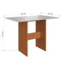 Ver imagem 3 de CONJUNTO DE SALA DE JANTAR PREDILLETA KARLA 1,10 C/4 CADEIRAS FREIJO OFF