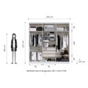 Ver imagem 4 de Guarda Roupa Casal 6 Portas 3 Gavetas Mônaco