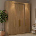 Ver imagem 1 de Guarda Roupa Casal 4 Portas Berlim