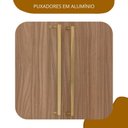 Ver imagem 6 de Guarda Roupa Casal 4 Portas e 4 Gavetas Berlim Nogueira