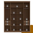 Ver mais imagens de Guarda Roupa Casal 4 Portas Berlim