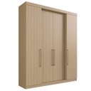 Ver imagem 2 de Guarda Roupa Casal 4 Portas e 4 Gavetas Berlim Cedro