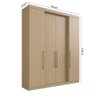 Guarda Roupa Casal 4 Portas Berlim - 4