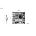 Ver imagem 4 de Guarda Roupa Casal 4 Portas 4 Gavetas Amsterdã Branco