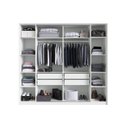 Ver imagem 2 de Guarda Roupa Casal 4 Portas 4 Gavetas Amsterdã Branco