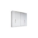 Ver imagem 3 de Guarda Roupa Casal 4 Portas 4 Gavetas Amsterdã Branco