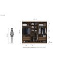 Ver imagem 4 de Guarda Roupa Casal Escócia 6 Portas