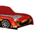 Ver imagem 2 de Cama Solteiro Temática Carro Montessori Premium para Meninos:vermelho