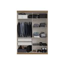 Ver imagem 2 de Guarda Roupa Solteiro 4 Portas 2 Gavetas Paris 