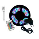 Ver imagem 1 de Fita Led Colorida Rolo 5m Led Resistente Água+controle+fonte
