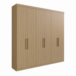 Guarda Roupa Casal 6 Portas 2 Gavetas Bélgica  - 3
