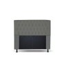 CABECEIRA 160 SOPHIA COR MATERIAL SINTÉTICO CINZA TOPÁZIO DECOR - 1