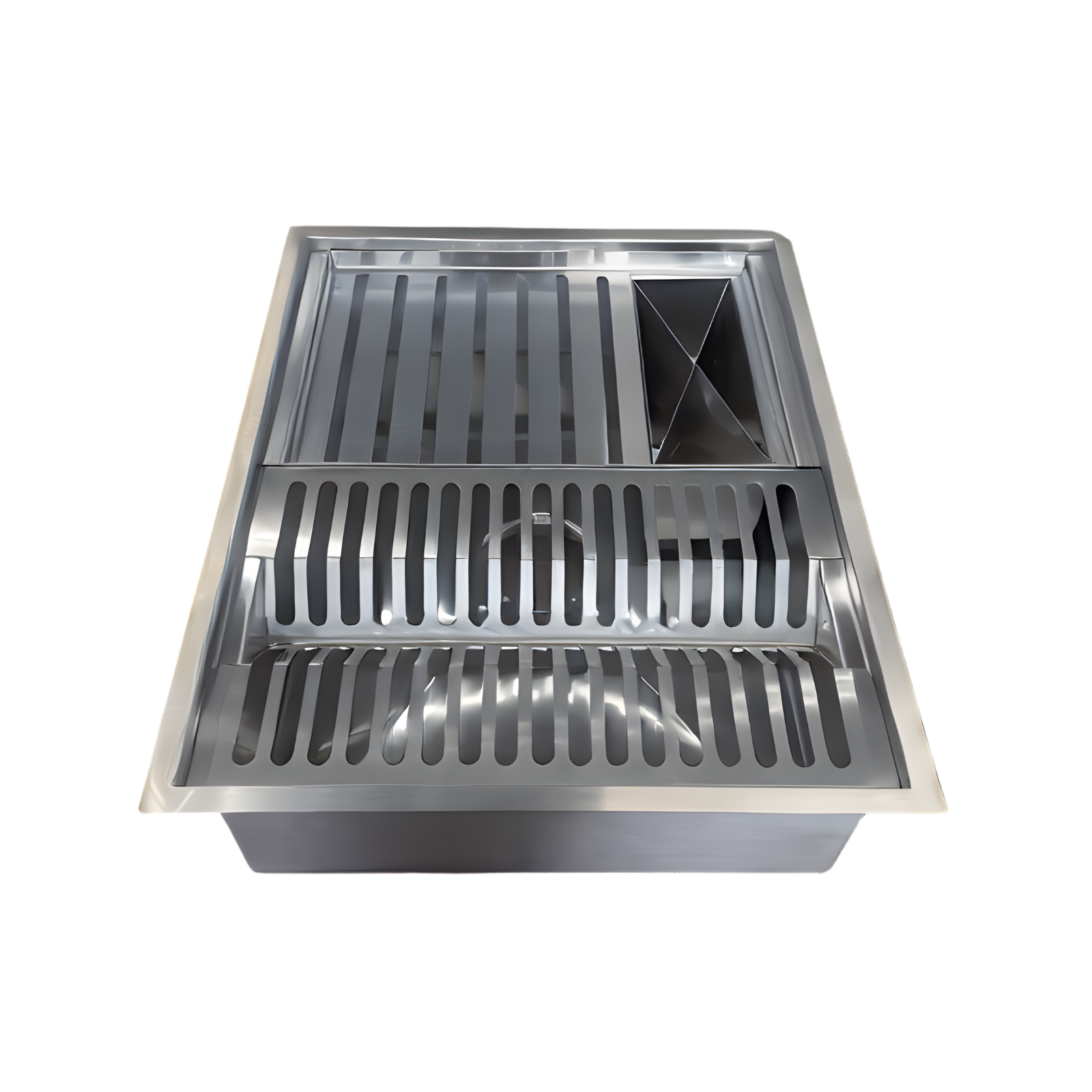 Calha Gourmet Escorredor Inox Tamanho 40x50 Cm Ecosul - 4