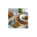 Ver imagem 3 de Kit 8Pçs Talher Bambu com Faca Churrasco Tramontina