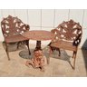 Conjunto de Jardim Casal em Ferro Fundido Pronto Artes - 3