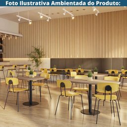 Base de Mesa de Jantar Redonda Pisa Beta Fratini 72 Cm (altura) em Aço Cor Preto com Disco Redondo - 3