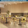 Base de Mesa de Jantar Redonda Pisa Beta Fratini 72 Cm (altura) em Aço Cor Preto com Disco Redondo - 3