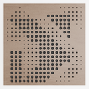 Ver imagem 1 de Painel Acústico Absorvedor Decorativo Skal01 60x60cm Maestra:nogal/preto