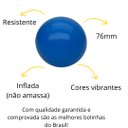 Ver imagem 3 de Bolinhas Coloridas Para Piscina de Bolinhas 1000 Unidades 76mm Certificadas Pelo Inmetro Mariplast B