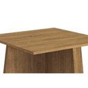 Ver imagem 3 de Mesa de Sala Jantar Lótus + Tampo com Vidro 80x120cm Freijó Off White