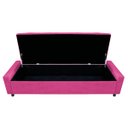 Ver imagem 5 de Kit Cabeceira e Calçadeira Baú King Everest P02 195 cm para cama Box Suede - Doce Sonho Móveis KIT C