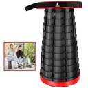 Ver imagem 2 de Banqueta Banco Retrátil Lorben Tamborete Portátil Camping Altura Ajustável