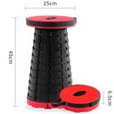 Ver imagem 4 de Banqueta Banco Retrátil Lorben Tamborete Portátil Camping Altura Ajustável