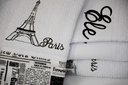 Ver imagem 1 de Jogo de Banho Noblesse Luxo Bordado 5 Pecas Branco Paris^