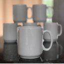 Ver imagem 2 de Jogo 6 Canecas 150ml - Kit Porcelana Branca