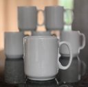 Ver imagem 2 de Jogo 6 Canecas 150ml - Kit Porcelana Branca