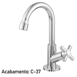 Torneira para Lavatório Bica Móvel com Arejador 1195 Acabamento C-37 1/4 de Volta Medida 1/2 D Metai - 5