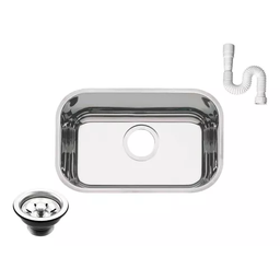 Cuba Pia Inox 304 Cozinha Nº1 47x30x19 As Luxo - 1