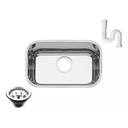Ver imagem 1 de Cuba Pia Inox 304 Cozinha Nº1 47x30x19 As Luxo