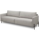 Ver imagem 2 de Sofá 3 Lugares para Sala de Estar Living 204cm Industrial Italy F04 Linho Cinza Claro - Lyam Decor