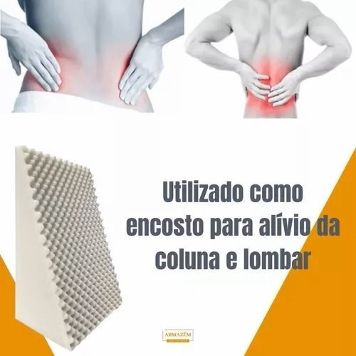 Travesseiro triângulo pós cirurgico anti refluxo encosto suave rampa + capa com ziper lavavel - LUCK - 6