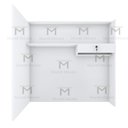 Ver imagem 4 de BALCÃO DE ATENDIMENTO 115X115CM 100% MDF M519.B (LOJA, ESCRITÓRIO) MUNDI MOVEIS