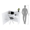 Ver imagem 5 de BALCÃO DE ATENDIMENTO 115X115CM 100% MDF M519.B (LOJA, ESCRITÓRIO) MUNDI MOVEIS