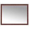 Espelho Retangular com Moldura de Madeira Maciça 100cmx70cm Decore Pronto - 4