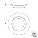 Ver imagem 3 de Jogo 6 Pratos de Sobremesa Branco Pratinho Porcelana 21cm Vibrare Tramontina