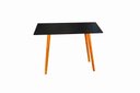Ver imagem 4 de Aparador Moderno para Sala e Hall de Entrada 90x35x82 cm 4 Pés de Madeira – Mesa Decorativa Preto