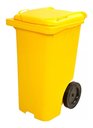 Ver imagem 3 de Lixeira Grande Contentor de Lixo com Rodas 240 Litros Vm Cor:preto