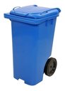 Ver imagem 5 de Lixeira Grande Contentor de Lixo com Rodas 240 Litros Vm Cor:preto