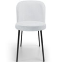 Ver imagem 5 de Kit 6 Cadeiras Sala de Jantar Estofada Gavi L02 Linho Cinza - Lyam Decor